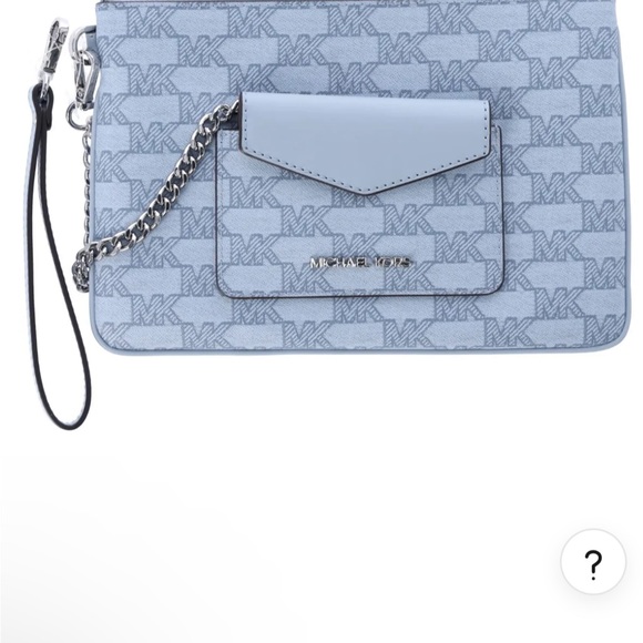 2 peace NEW MICHAEL KORS JET SET ITEM LG 2 IN 1 CARD CASE WRISTLET CLUTCH MK - Picture 3 of 10